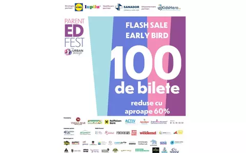 Între 21 și 27 iunie, ParentED Fest v-a pregătit o surpriză unică!