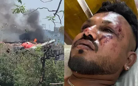 Cine este singurul supraviețuitor din avionul cu 244 de persoane prăbușit în India peste un hotel: "Când m-am ridicat, erau cadavre în jurul meu. Mi-a fost frică". Fratele lui a murit în accident
