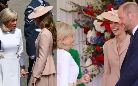 Ce i-a spus Brigitte Macron lui Kate Middleton, la sosirea în Marea Britanie. Un expert în cititul pe buze a dezvăluit totul!