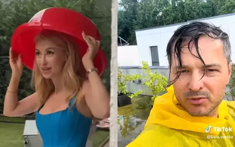 Curtea Andreei Bălan și subsolul casei lui Liviu Vârciu, inundate și distruse în urma furtunii din București: „A fost ruptă și plasa de la gard”/ „Taifun, a fost uragan sigur”