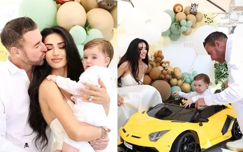 Philipp Plein și Andreea Sasu, petrecere spectaculoasă de ziua de naștere a fiului lor: a avut dress code all white și tort cu trei etaje. Hurricane a împlinit un an