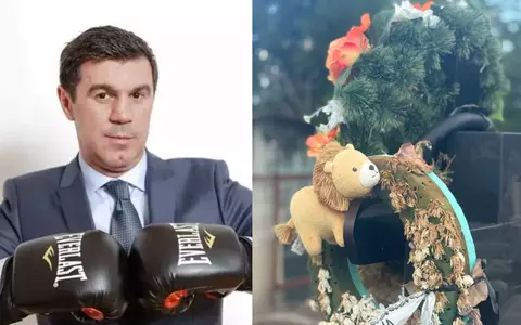 Cum arată mormântul lui Mihai Leu, la trei săptămâni de la moartea lui. Lumânările ard neîncetat, iar un leu de pluș este așezat în locul lui de veci: „Vei fi în sufletele noastre pentru totdeauna” / EXCLUSIV