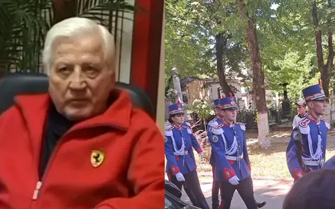 Ion Cernea, înmormântat cu onoruri militare. Primele imagini: Maria Cârneci l-a consolat pe Ciprian Cernea, fiul Irinei Loghin, dar și alte vedete au venit la ceremonie / EXCLUSIV