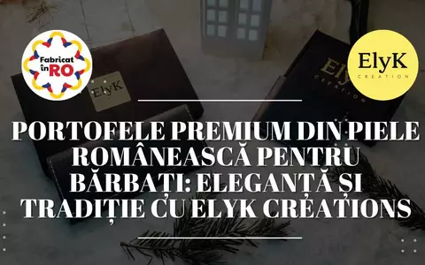 Portofele premium din piele românească pentru bărbați: eleganță și tradiție cu Elyk Creations