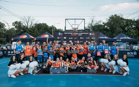 Radu Valahu și Titi Prosop în roluri inedite pe terenul de baschet 3x3 la BCR Sport Arena Streetball Ploiești. Bulevardul Castanilor a devenit Bulevardul Sportului