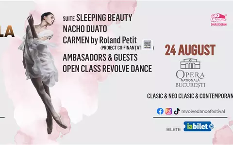 A cincisprezecea ediţie Revolve Dance aduce în “Stars Gala” mari nume ale baletului mondial la Opera Naţională din București pe 24 august