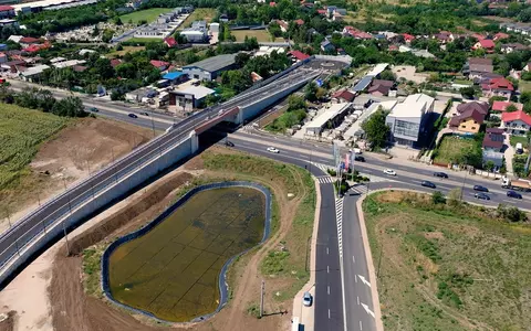 Noul pasaj suprateran peste DN1, de la Therme București, a fost inaugurat!