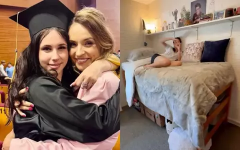 Cum arată camera în care locuiește Violeta, fiica Andreei Marin, în campusul din SUA: „Am muncit serios amândouă să o facem curată, primitoare, să îi dăm căldură și culoare”