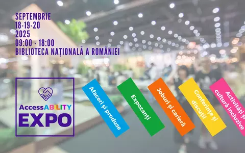 Începe AccessABILITY Expo 2025: joburi, sport, gaming şi filme incluzive