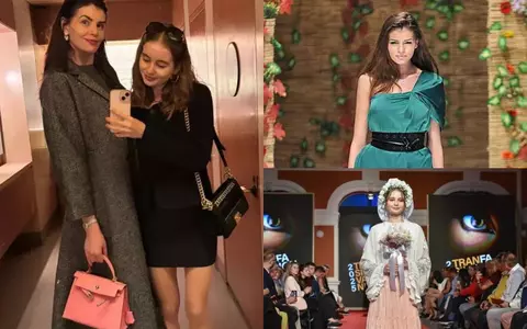 Noi imagini cu Monica Gabor. Arată la fel ca în anii când cucerea podiumurile din România și avea vârsta fiicei sale, Irina Columbeanu