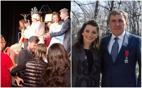 Gheorghe Hagi a fost la teatru să vadă o piesă în care joacă fiica lui. Cum i s-a părut spectacolul și ce a spus Kira Hagi la final: ”În sală nu au fost doar tata și soțul meu, ci și bunicii și socrii mei”/ EXCLUSIV