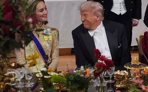 Imagini cu momentul în care Kate Middleton începe să plângă, în timpul vizitei lui Donald Trump în Marea Britanie. De ce i-au dat lacrimile Prințesei de Wales