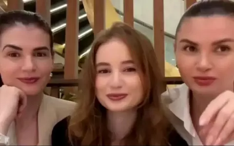 Irina Columbeanu, reuniune în Dubai cu mama ei, Monica Gabor, și mătușa Ramona. Cum au apărut cele trei pe TikTok