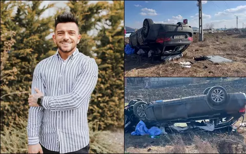 Cum arată acum mormântul lui Andrei Perneș. Familia a pus o nouă piatră funerară: "Plecat prea devreme, dar lăsând în urmă lumina, zâmbete și amintiri neprețuite"