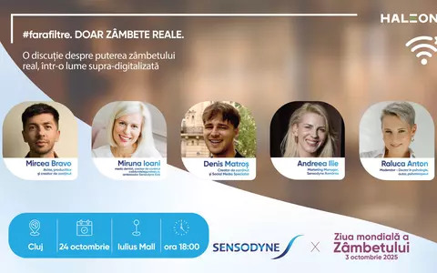#farafiltre: Sensodyne celebrează Ziua Mondială a Zâmbetului printr-o campanie dedicată conexiunilor reale într-o lume supra-digitalizată