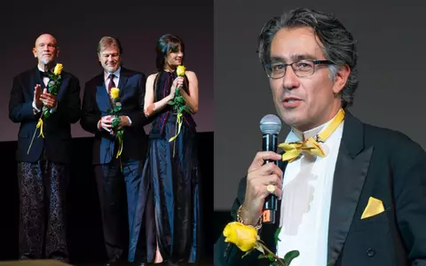 Record de vedete la premiera de gală a filmului "Cravata Galbenă". John Malkovich: "Toți cei care nu suntem români ne simțim onorați să facem parte din acest film despre un mare român"