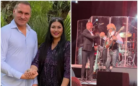 Alin Oprea, declarație de dragoste pentru soția lui pe scenă. Ce i-a transmis în fața a sute de spectatori: "Medana e îngerul meu păzitor, omul care m-a readus în lumina reflectoarelor"