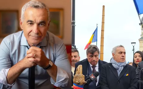Călin Georgescu, primit cu scandal la Monumentul Unirii din Alba Iulia: „Marş la Moscova! Vă păcăleşte şi vă manipulează”