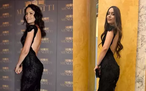 Fiica cea mică a Amaliei Năstase a îmbrăcat rochia mamei sale din 2012, o creație Dana Budeanu: "O rochie care a ieșit iar din dulap pe iubita mea cea mai frumoasă"