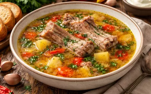 Rețetă de borș din coastă de porc