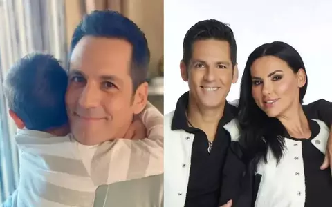 Imagini rare cu Ștefan Bănică și Alexandru, fiul lui. Cum i-a surprins Lavinia Pîrva pe pârtie: „Tati, hai că poți”