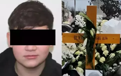 Cum arată mormântul lui Mario Alin Berinde, adolescentul ucis de colegi. Locul de veci este plin de flori, lumânări și o fotografie cu băiatul de 15 ani