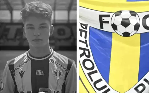 A murit Mario Cofaru, fotbalist la Clubul Petrolul Ploieşti, la doar 16 ani: "Un înger s-a înălțat la cer, lăsând în urmă o lume mult prea întunecată fără zâmbetul lui" / Gestul care l-a costat viața