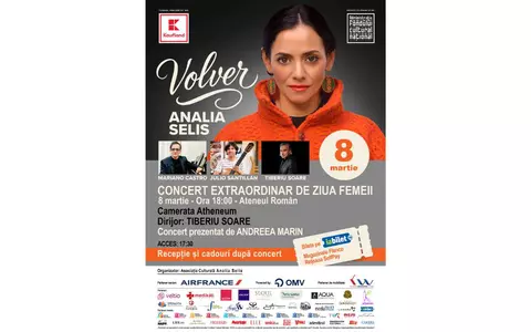 Turneul Național „Volver” se încheie într-o notă strălucitoare, cu un eveniment special dedicat Zilei Internaționale a Femeii, pe 8 Martie, la Ateneul Român din București
