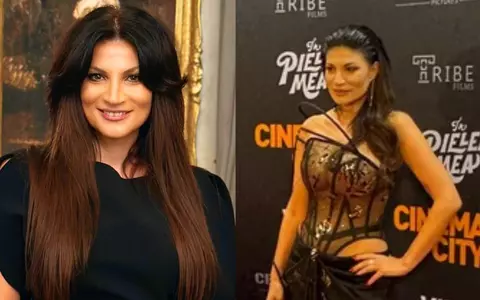 Ioana Ginghină, apariție neașteptată la premiera filmului „În pielea mea”. A strălucit pe covorul roșu într-o ținută transpaarentă în partea de sus, care i-a lăsat bustul la vedere