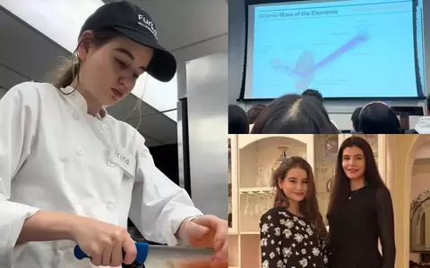 O zi din viața Irinei Columbeanu în New York. S-a filmat la facultate, apoi la cursuri de gătit, iar mama ei, Monica Gabor, i-a lăudat eforturile: „Cea mai bună fiică”