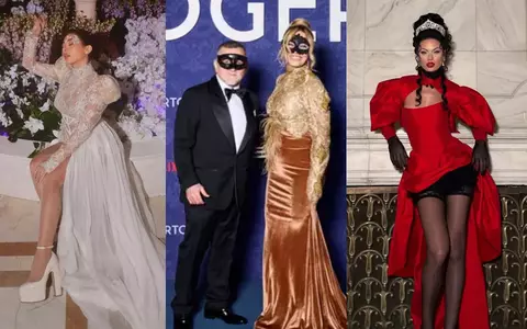 Cum s-au îmbrăcat vedetele la Balul Mascat Bridgerton. Adelina Pestrițu, Nicole Cherry, apariții spectaculoase, Monica și Leonard Doroftei, romantici pe covorul roșu