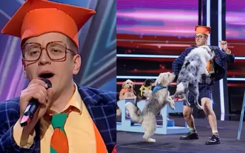 Cine este Mikhail Ermakov, dresorul care a primit Golden Buzz de la Andra la Românii au talent: "Când a creat numărul, bunicul a salvat câini de pe străzi". Unul dintre cățeii săi a apăsat butonul auriu