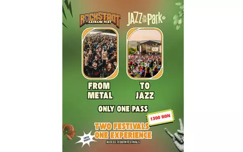 De la rock la jazz: Rockstadt Extreme Fest și Jazz in the Park, două lumi muzicale, un singur abonament. 