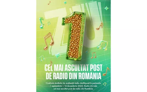 Radio ZU este cel mai ascultat post de radio din România