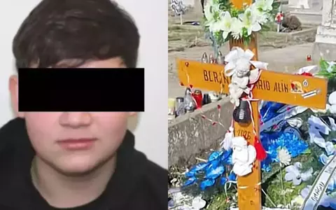 Cum arată mormântul lui Mario Berinde, adolescentul ucis de colegi, la 40 de zile de la moartea lui. Locul de veci este plin de lumânări aprinse, mărțișoare și un coș cu alimente