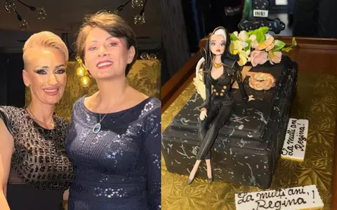 Gabriela Lucuțar a împlinit 42 de ani! „Regina Întunericului” a avut o petrecere atipică: tort în formă de cavou, ținută all black, dar machiaj discret