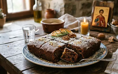 Rețetă de fanouropita, prăjitura grecească aromată, perfectă pentru zilele de post