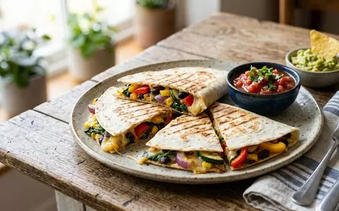 Rețetă de quesadilla cu legume