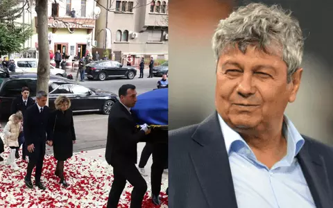 Mircea Lucescu, înmormântat cu onoruri militare, în aplauzele fanilor, pe muzica Imnului Național. Sute de oameni au fost alături de familie în cele mai grele momente, la biserică și la cimitir