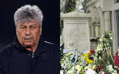 Cum arată mormântul lui Mircea Lucescu. Versurile memorabile de pe cavoul lui Il Luce: „Ranguri, glorie, bogăție, toate-n pământ se sfârșesc”