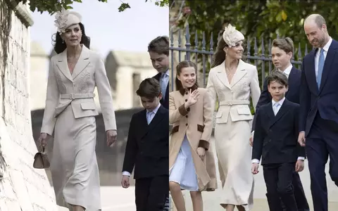 Kate Middleton, Prințul William și cei trei copii, prezenți la slujba de Paște după 2 ani de absență. Prințesa de Wales și-a asortat ținuta cu a fiicei ei, Charlotte