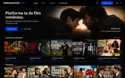 Cinemaraton lansează Cinemaraton Play, platforma de streaming dedicată exclusiv filmului românesc