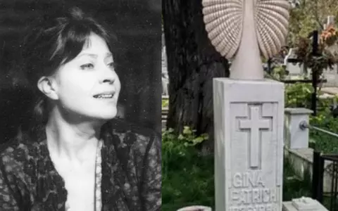 Cum arată mormântul Ginei Patrichi la 32 de ani de la moartea ei. Actrița nu a fost uitată de cei dragi: pe locul de veci se află flori și nu există buruieni