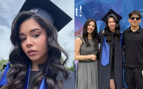 Răzvan Simion a lipsit de la ceremonia de absolvire a fiicei sale. Ianca, alături de fratele său, mama și soțul acesteia, la festivitate