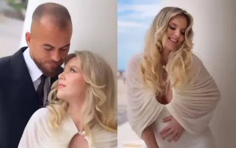 Denis Alibec și Anca Surdu s-au căsătorit și au anunțat la cununia civilă că vor deveni părinți pentru prima oară: "Curând, mami și tati". Mireasa a purtat o rochie care i-a pus burtica de gravidă în evidență