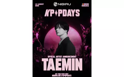 TAEMIN, unul dintre cele mai mari nume ale K-pop-ului mondial, confirmat la K-POP Days NIBIRU