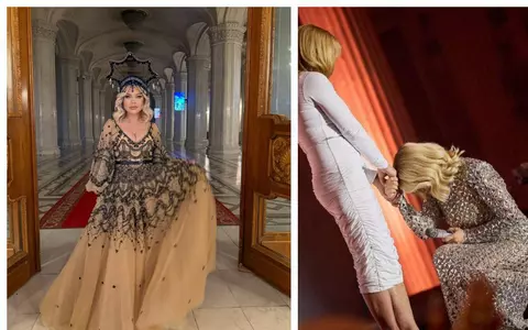 Loredana, în genunchi în fața "Zeiței de la Montreal" Nadia Comăneci: "Mă înclin!". Imagini fabuloase de la Gala Nadia, organizată la 50 de ani de la primul 10 din istoria gimnasticii