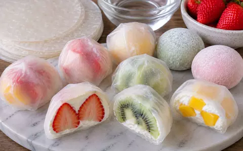 Rețetă de mochi din foi de orez. Desertul asiatic viral care se prepară în doar câteva minute