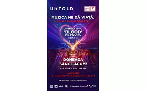 Caravana Blood Network ajunge la București