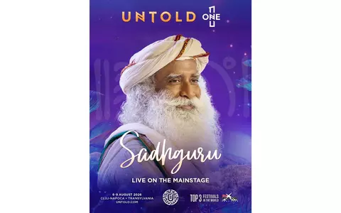 Sadhguru, unul dintre cei mai cunoscuți yoghini ai lumii, vine la UNTOLD